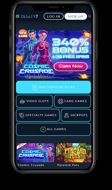 Digits 7 Casino Australia Mobile