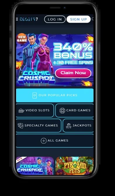 Digits 7 Casino Australia Mobile